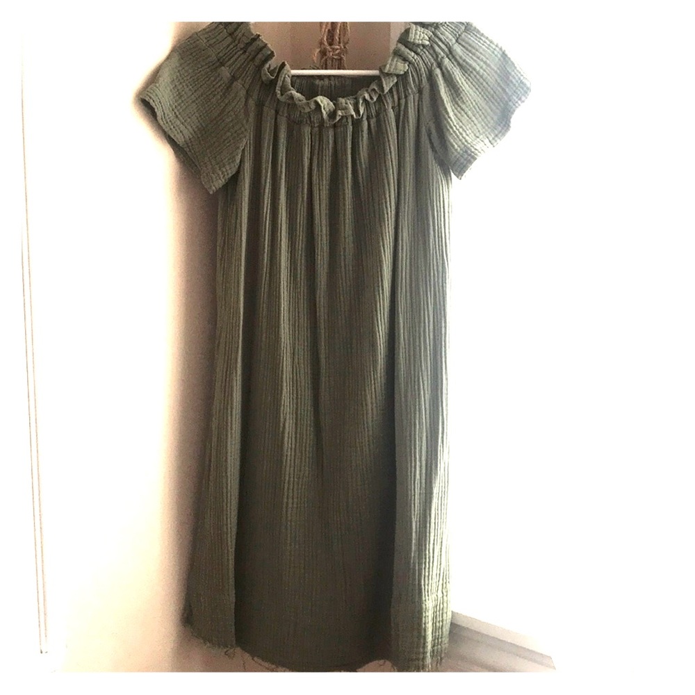 Anthropologie Off The Shoulder Tunic Dress